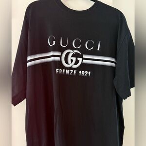 Gucci Black and White Logo Tee